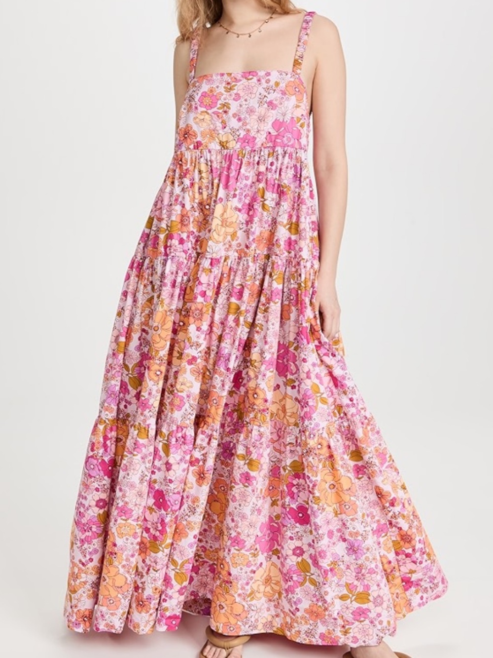EUC FREE PEOPLE PARK SLOPE MAXI DRESS